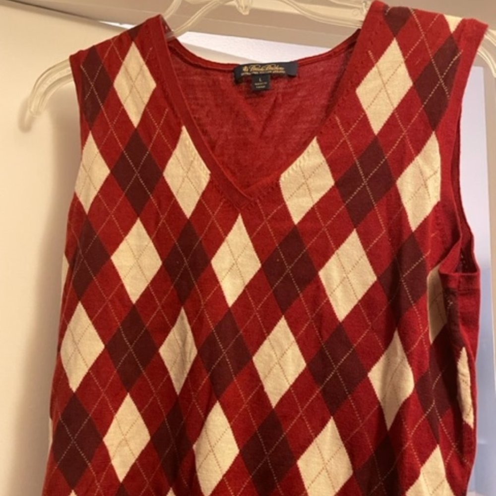Brooks Brothers Italian Merino Vest - Women's L